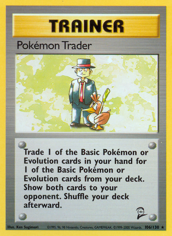 Pokémon Trader (106/130) Reverse Holo card image