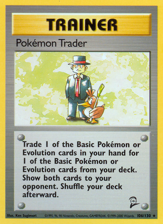 Pokémon Trader (106/130) Reverse Holo card image