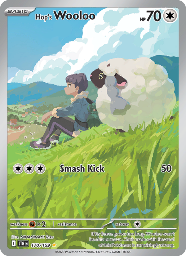 Hop's Wooloo (170/159) Reverse Holo card image