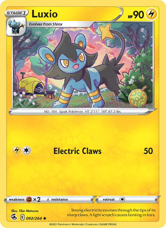 Luxio (092/264) Reverse Holo card image