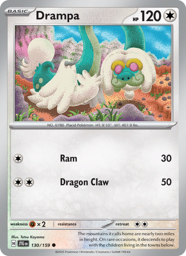 Drampa (130/159) Reverse Holo card image