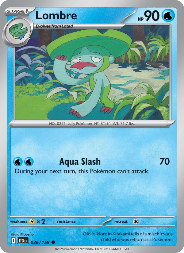 Lombre (036/159) Reverse Holo card image
