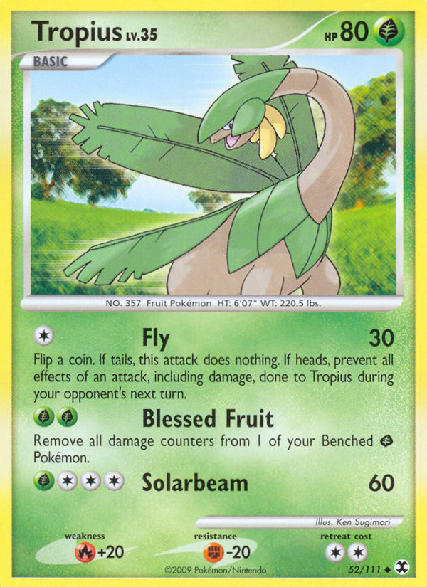 Tropius (052/111) Reverse Holo card image
