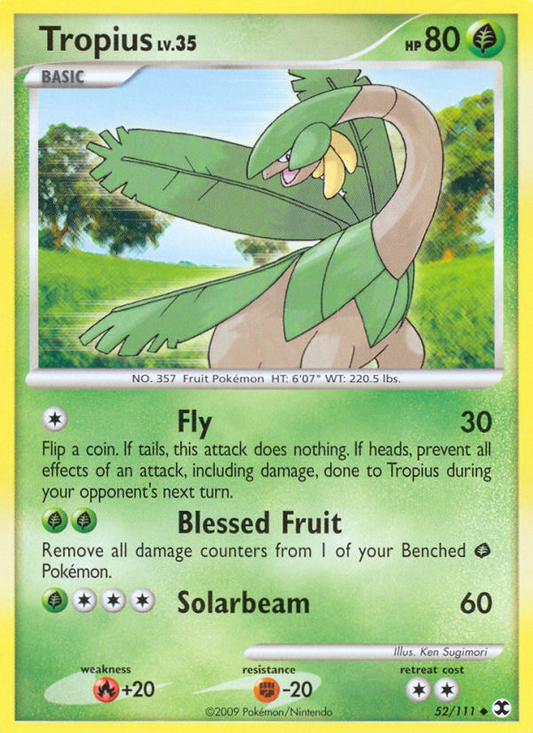 Tropius (052/111) Reverse Holo card image