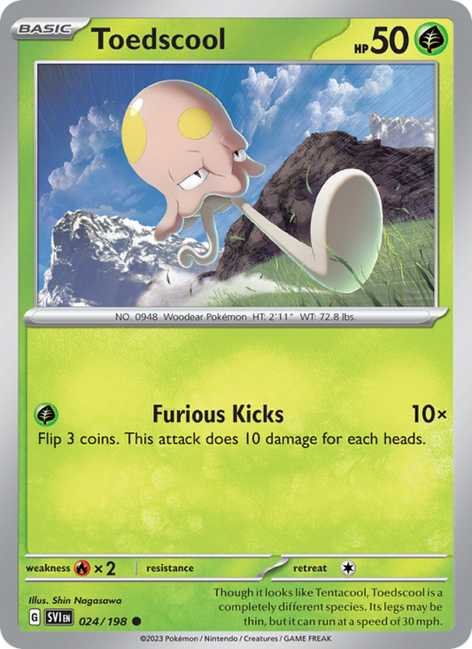 Toedscool (024/198) Reverse Holo card image