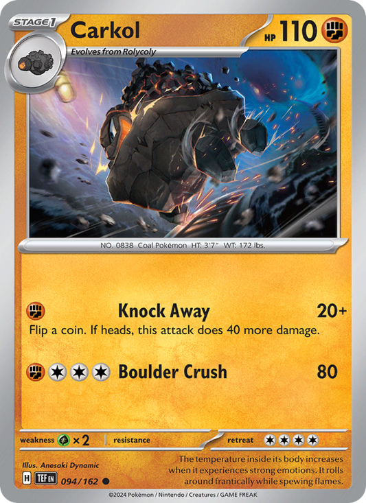 Carkol (094/162) Reverse Holo card image