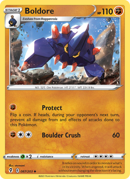 Boldore (087/203) Reverse Holo card image