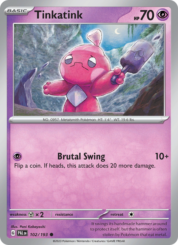 Tinkatink (102/193) Reverse Holo card image