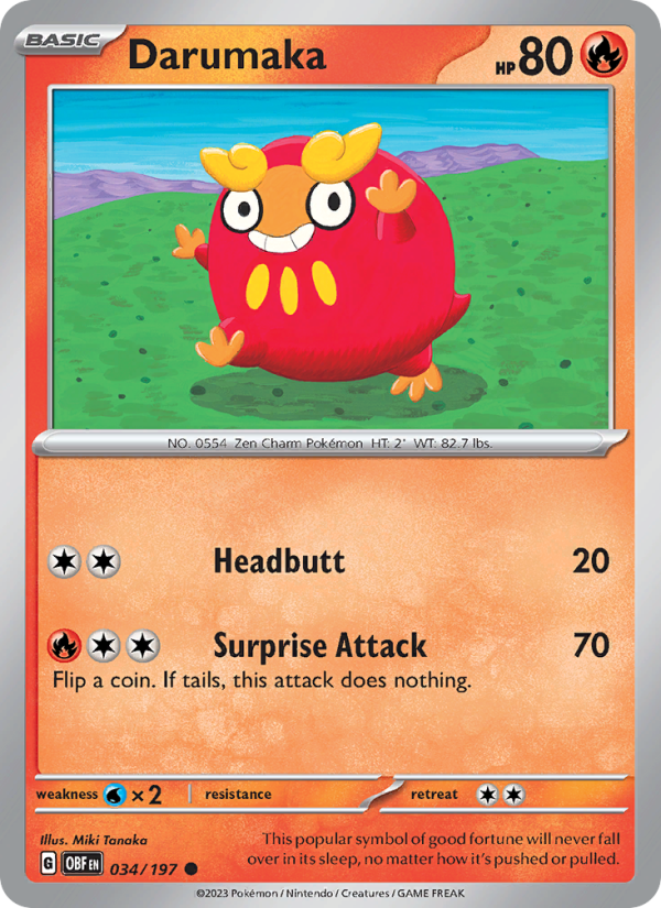 Darumaka (034/197) Reverse Holo card image