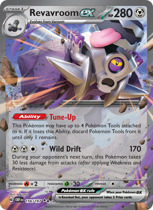 Revavroom ex (156/197) Holographic card image