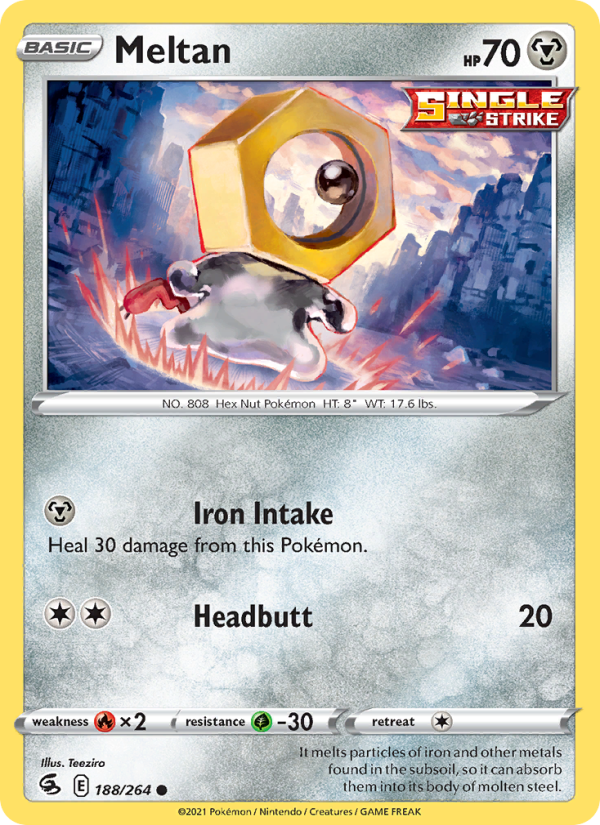Meltan (188/264) Reverse Holo card image
