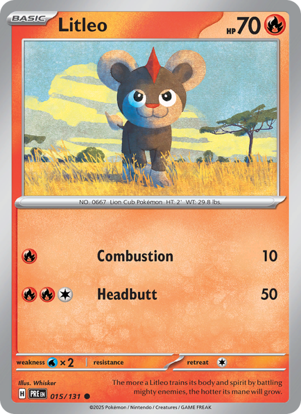 Litleo (015/131) Reverse Holo card image