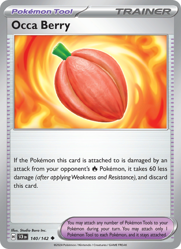 Occa Berry (140/142) Reverse Holo card image