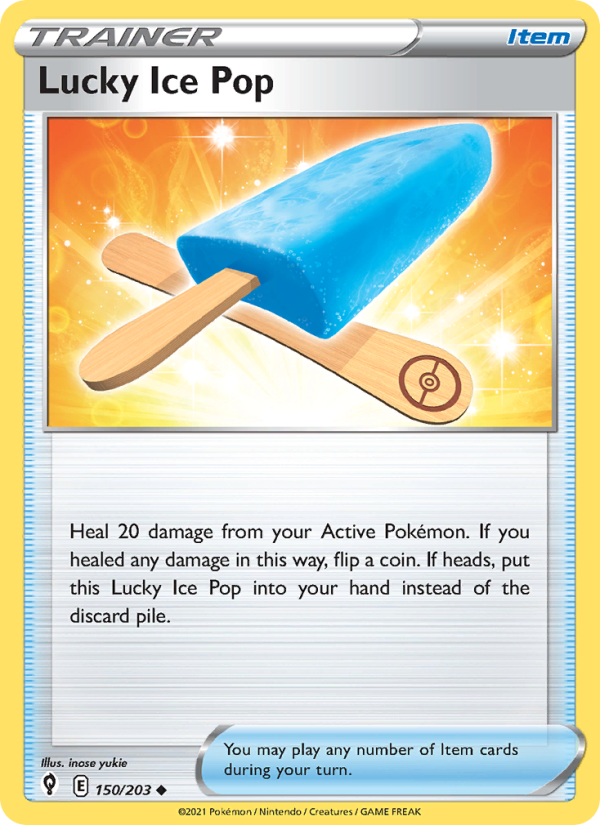 Lucky Ice Pop (150/203) Reverse Holo card image