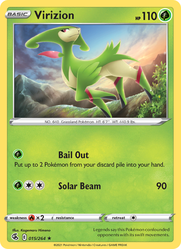 Virizion (015/264) Reverse Holo card image