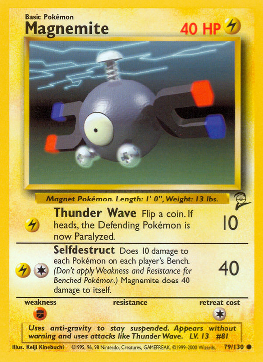 Magnemite (079/130) Reverse Holo card image