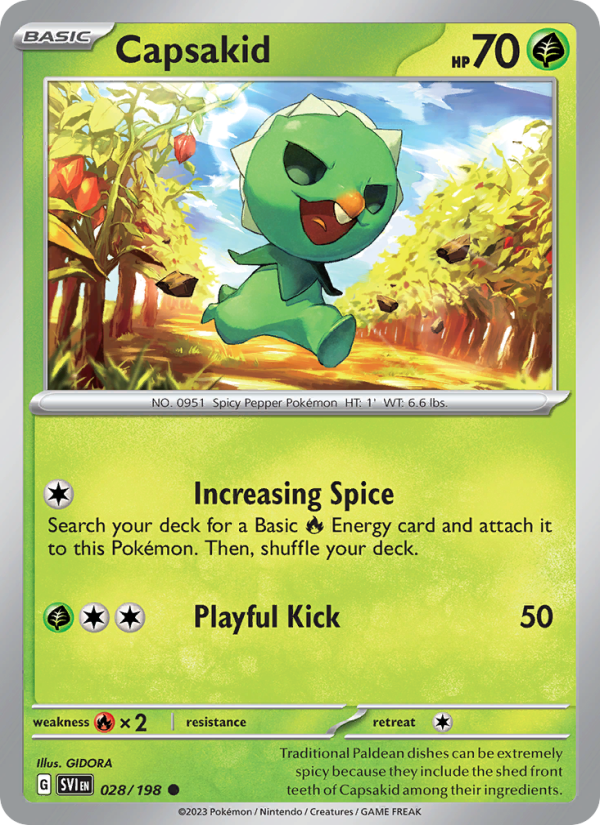 Capsakid (028/198) Reverse Holo card image