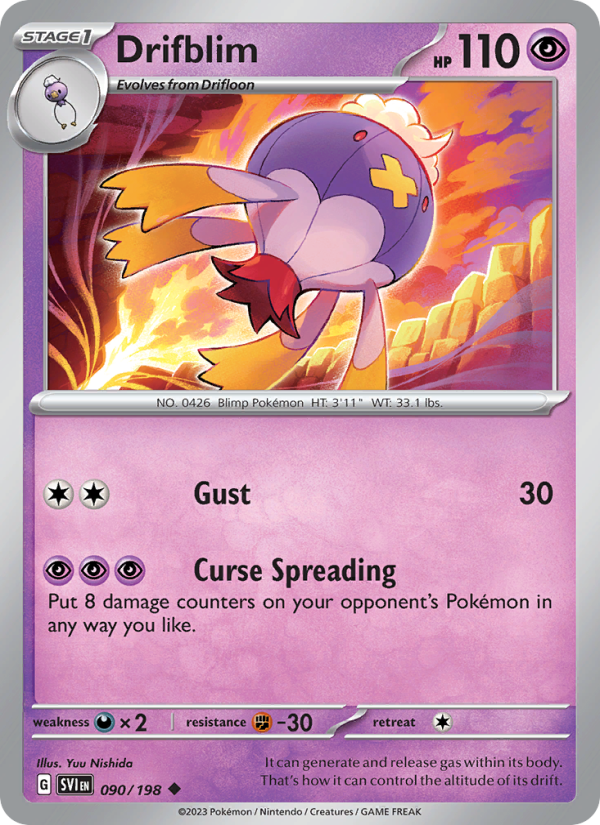 Drifblim (090/198) Reverse Holo card image