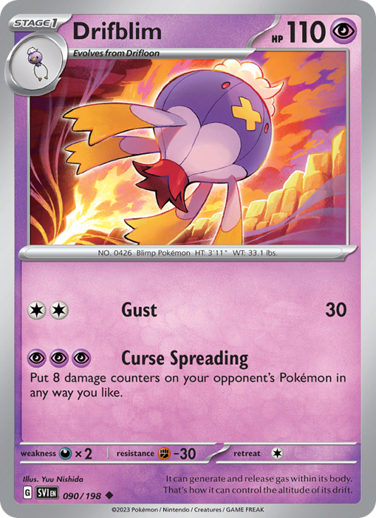 Drifblim (090/198) Reverse Holo card image