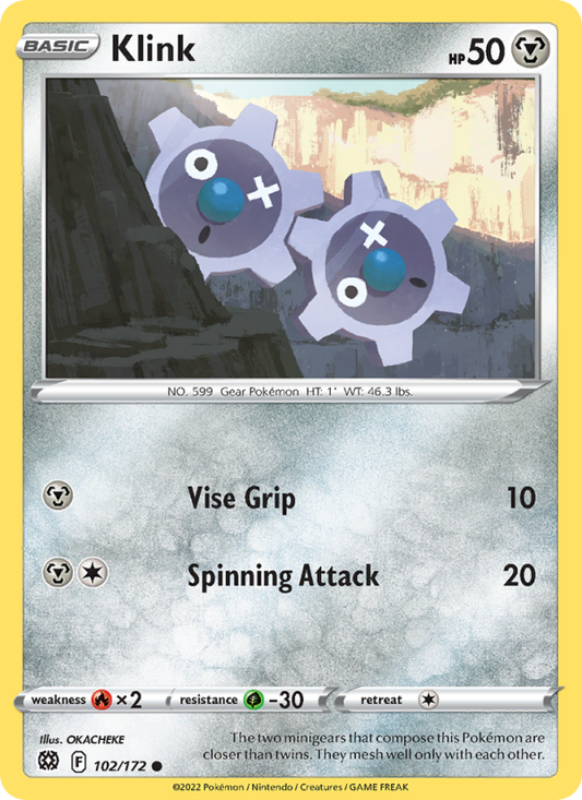 Klink (102/172) Reverse Holo card image