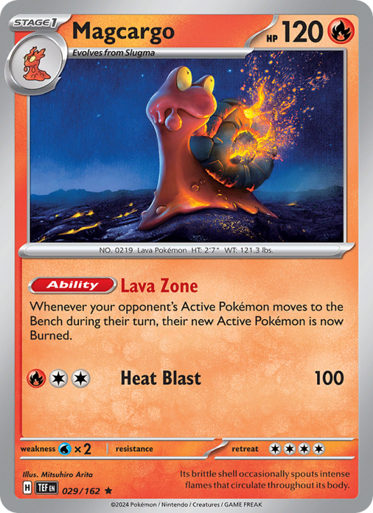 Magcargo (029/162) Reverse Holo card image
