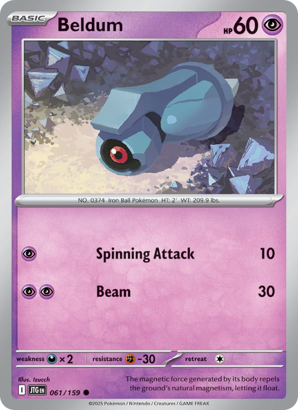Beldum (061/159) Reverse Holo card image