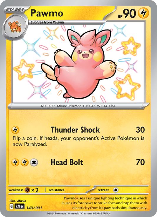 Pawmo (143/91) Holographic card image