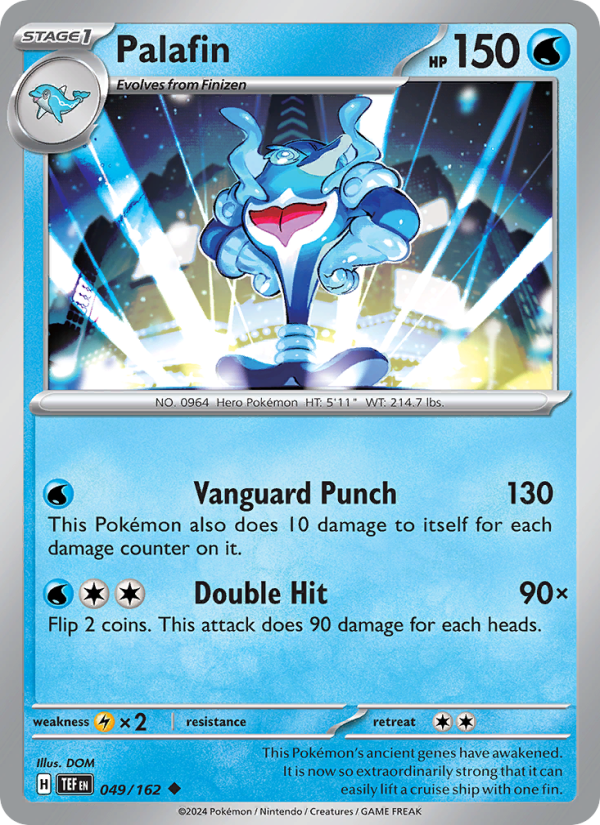 Palafin (049/162) Reverse Holo card image