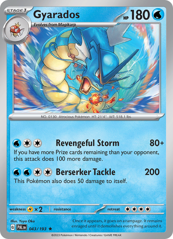 Gyarados (043/193) Reverse Holo card image