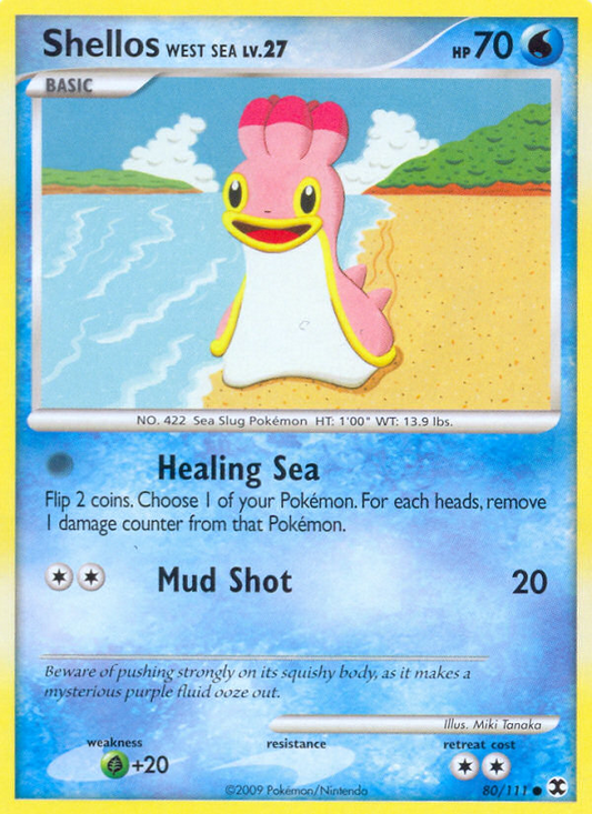 Shellos West Sea (080/111) Reverse Holo card image