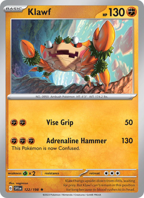Klawf (122/198) Holographic card image