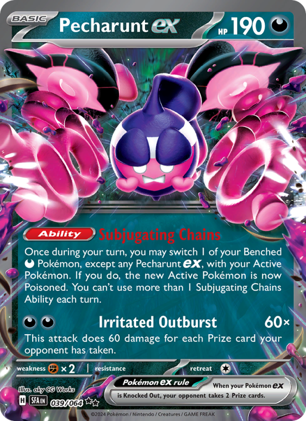 Pecharunt ex (039/64) Holographic card image