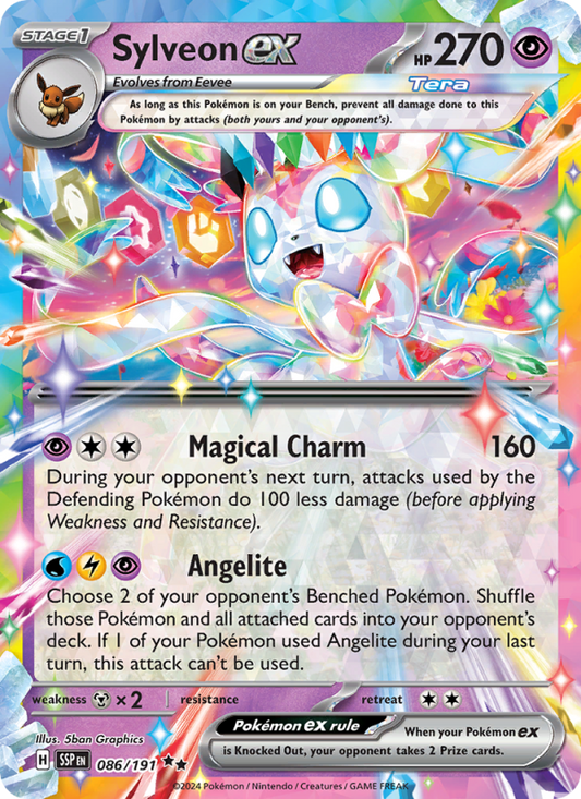 Sylveon ex (086/191) Holographic card image