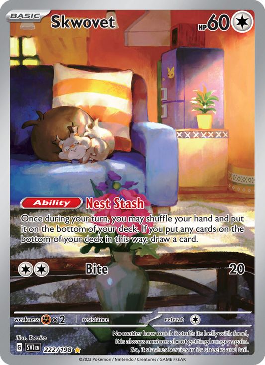 Skwovet (222/198) Holographic card image
