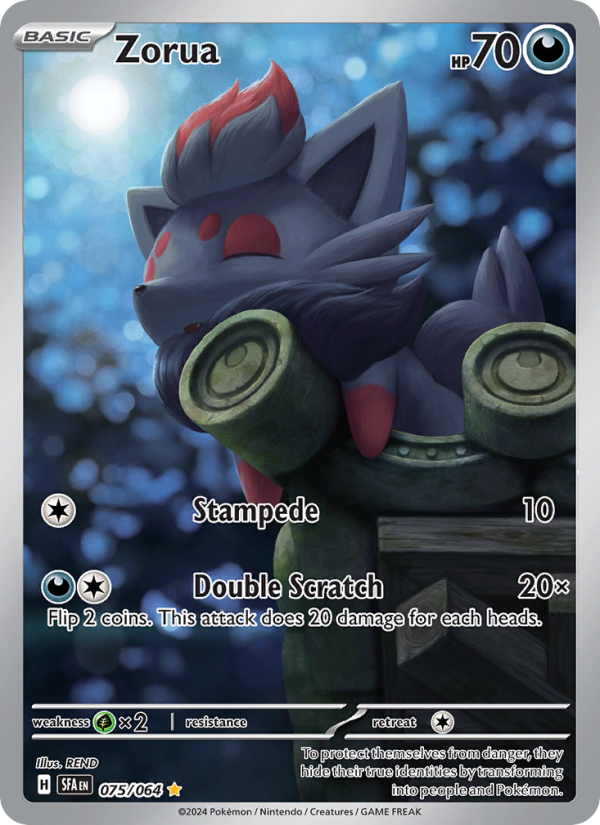 Zorua (075/64) Holographic card image