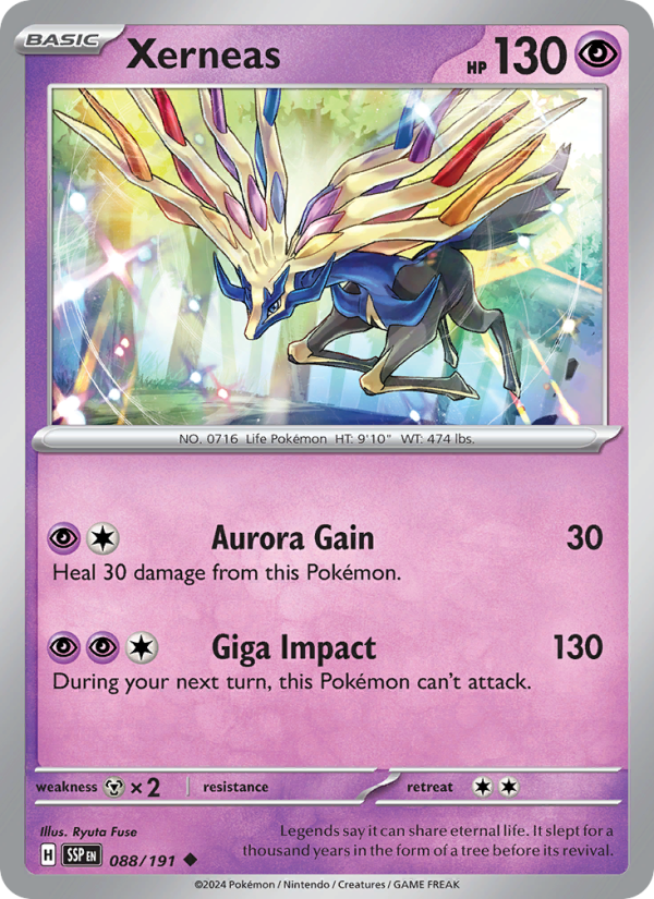 Xerneas (088/191) Reverse Holo card image