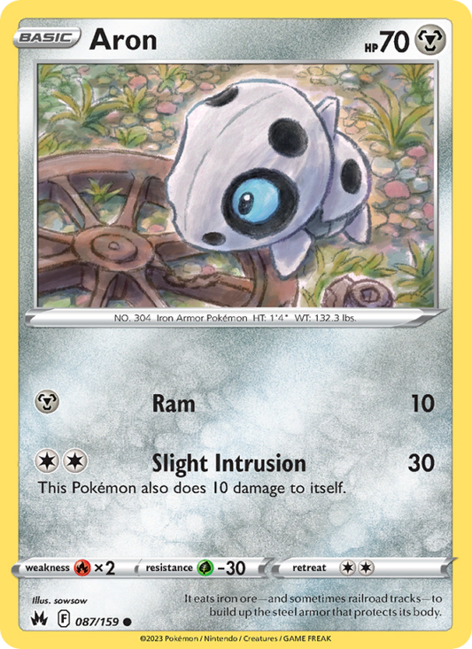 Aron (087/159) Reverse Holo card image
