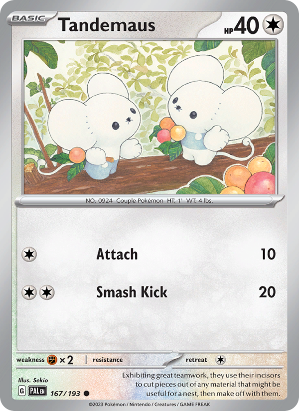 Tandemaus (167/193) Reverse Holo card image