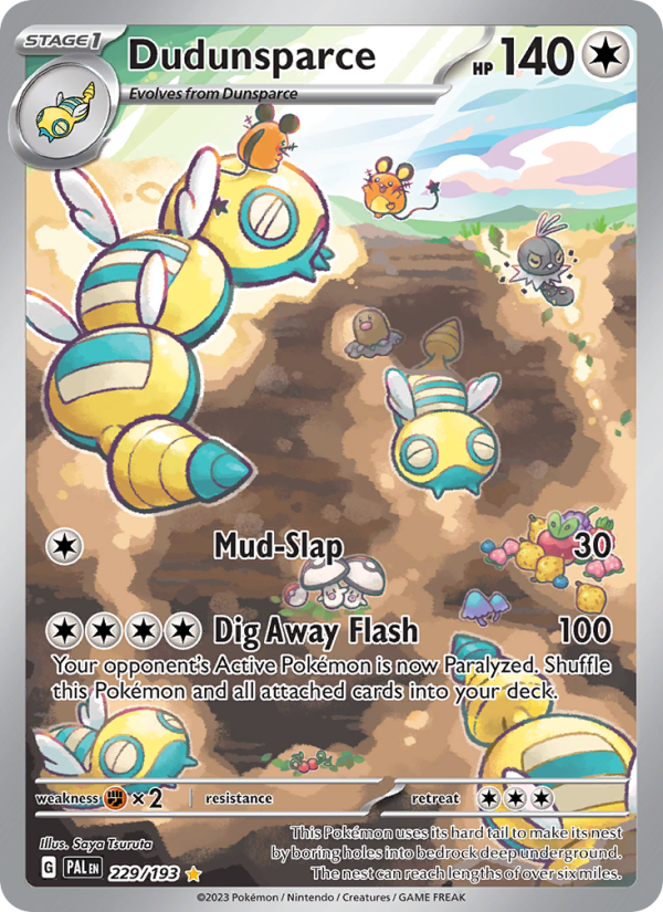 Dudunsparce (229/193) Holographic card image