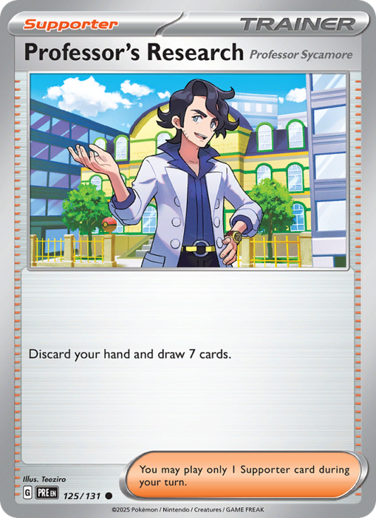 Professor's Research (125/131) Reverse Holo card image