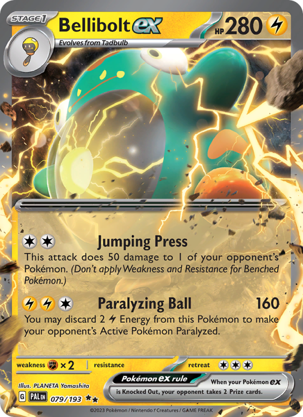 Bellibolt ex (079/193) Reverse Holo card image