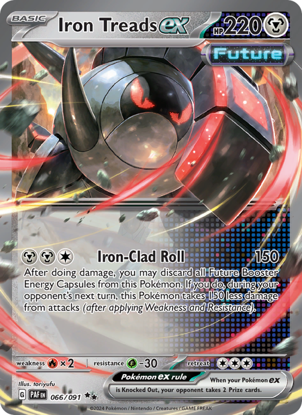 Iron Treads ex (066/91) Holographic card image