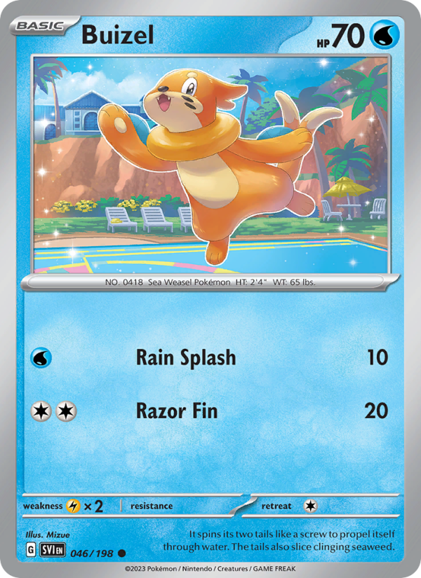 Buizel (046/198) Reverse Holo card image