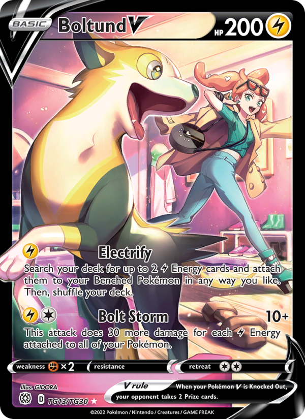 Boltund V (TG13/172) Holographic card image
