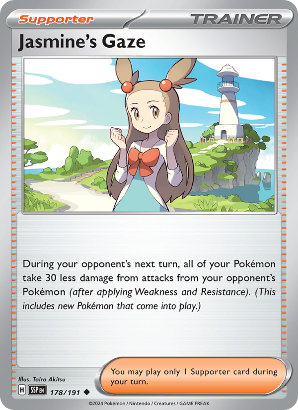Jasmine's Gaze (178/191) Reverse Holo card image