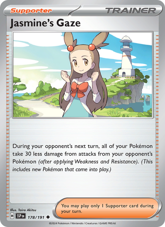 Jasmine's Gaze (178/191) Reverse Holo card image