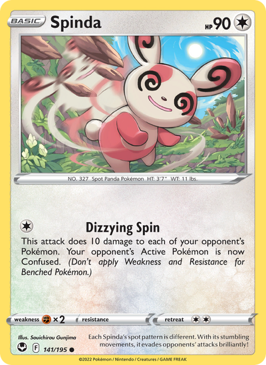 Spinda (141/195) Reverse Holo card image