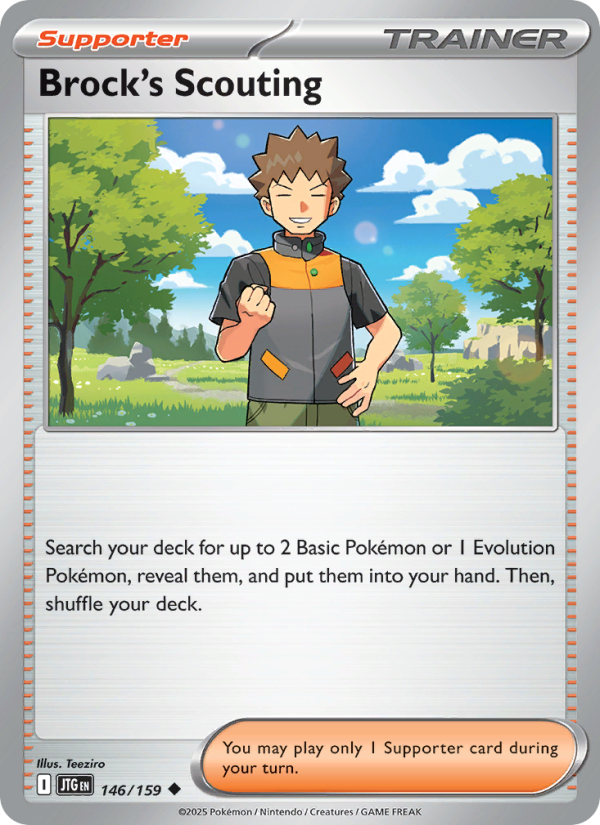 Brock's Scouting (146/159) Reverse Holo card image