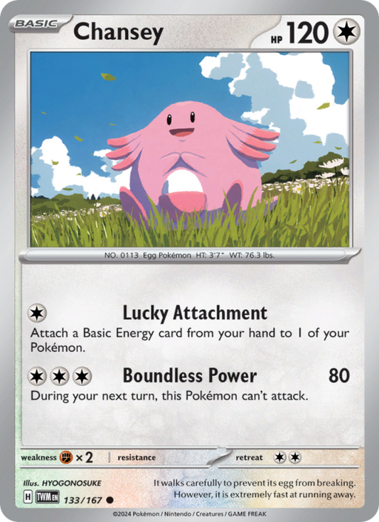 Chansey (133/167) Reverse Holo card image