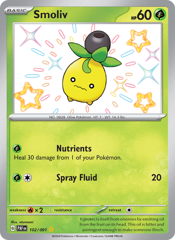 Smoliv (102/91) Holographic card image